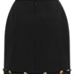 Versace Grain De Poudre Wool Skirt