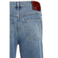 Gucci Light Blue Cotton Slim Fit Jeans