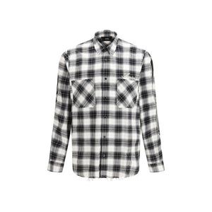 Amiri Black Cotton Pattern Shirt