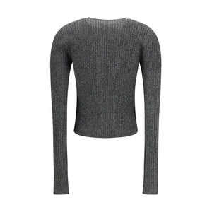 Amiri Black Viscose Cardigan