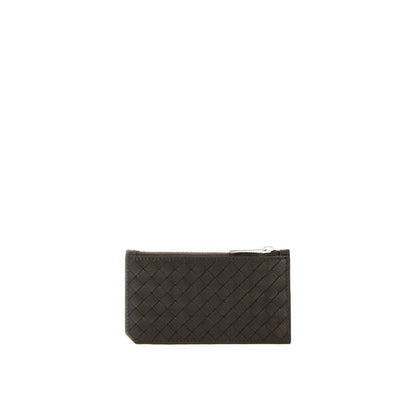Bottega Veneta Brown Calfskin Cardholder