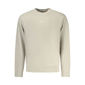 Hugo Boss Beige Cotton Mens Sweatshirt
