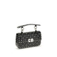 Valentino Garavani Black Calf Leather Bos Taurus Shoulder Bag