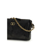 Valentino Garavani Black Calf Leather Bos Taurus Shoulder Bag