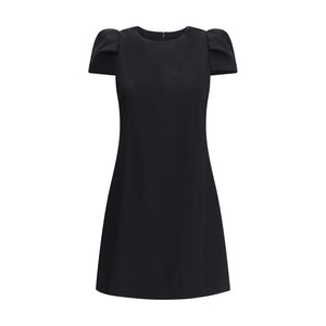 Alexander McQueen Black Wool Casual Dress