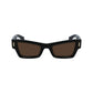 Ferragamo Black Acetate Sunglasses