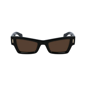 Ferragamo Black Acetate Sunglasses