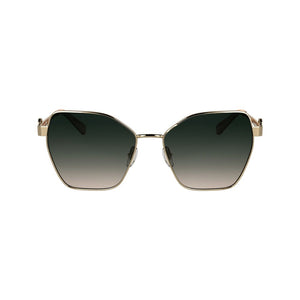 Longchamp Gold Metal Sunglasses