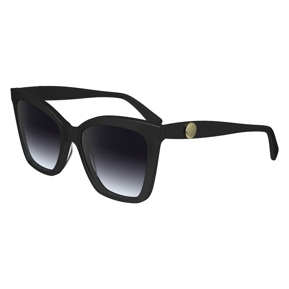 Longchamp Black Acetate Sunglasses