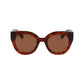 Longchamp Brown Acetate Sunglasses