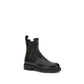 Fendi Black Calf Leather Bos Taurus Ankle Boots