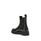 Fendi Black Calf Leather Bos Taurus Ankle Boots