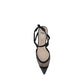 Fendi Black Calf Leather Bos Taurus Pumps