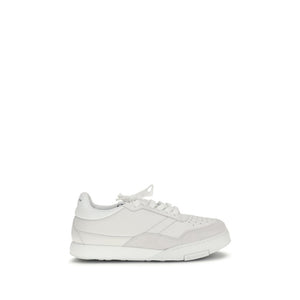 Givenchy White Calf Leather Bos Taurus Low Top Sneakers