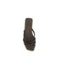 Brunello Cucinelli Brown Calf Leather Bos Taurus Flat Sandals