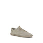Brunello Cucinelli Beige Calf Leather Bos Taurus Low Top Sneakers
