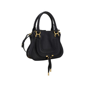 Chloé Black Calf Leather Bos Taurus Shoulder Bag