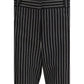 Tom Ford Black Fleece Wool Chino Pants