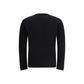 Prada Black Fleece Wool Sweatshirt