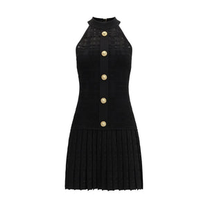 Balmain Black Viscose Casual Dress