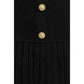 Balmain Black Viscose Casual Dress