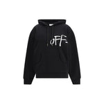 Off-White Black Cotton Sweatshirt Black