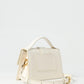 Jacquemus Ivory Cocco Le Grand Bambino Handbag