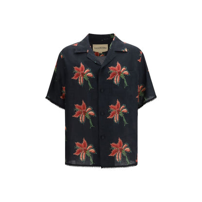 Valentino Garavani Black Linen Shirt