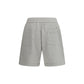 Givenchy Gray Cotton Bermuda Shorts