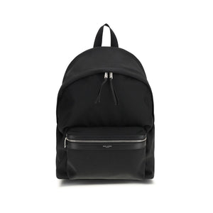 Saint Laurent Black Fabric Backpack
