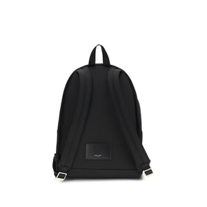 Saint Laurent Black Fabric Backpack