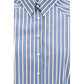 Brunello Cucinelli Blue Cotton Pattern Shirt