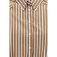 Brunello Cucinelli Brown Cotton Pattern Shirt