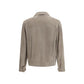 Brunello Cucinelli Bicolor Calf Leather Bos Taurus Leather Jacket
