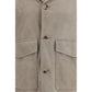 Brunello Cucinelli Bicolor Calf Leather Bos Taurus Leather Jacket
