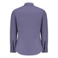 Hugo Boss Blue Cotton Men Shirt