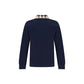 Burberry Blue Cotton Polo Shirt
