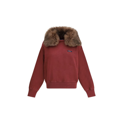 Prada Bordeaux Cotton Sweatshirt