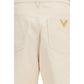 Valentino Garavani Beige Cotton Casual Pants