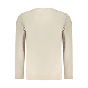 Hugo Boss Beige Cotton Men Sweatshirt