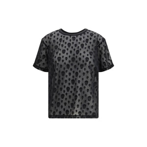 Alexander McQueen Black Polyamide T-Shirt
