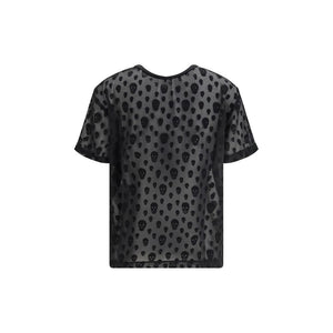 Alexander McQueen Black Polyamide T-Shirt