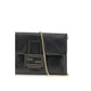 Fendi Black Calf Leather Bos Taurus Shoulder Bag