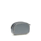 Valentino Garavani Blue Calf Leather Bos Taurus Shoulder Bag