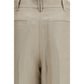 Brunello Cucinelli Beige Linen Casual Pants
