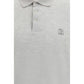 Brunello Cucinelli Gray Cotton Polo Shirt