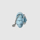 Gucci Horsebit Chain Medium Shoulder Bag Quilted Light Blue