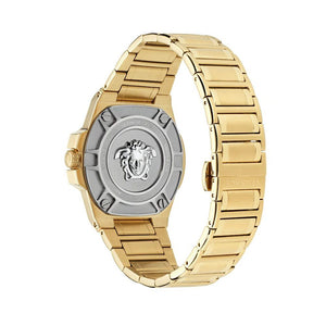 Versace Gold Stainless Steel Dress Watch