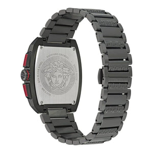 Versace Black Stainless Steel Dress Watch