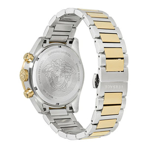 Versace Gray Stainless Steel Dress Watch